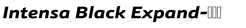 Intensa Black Expand字体转换 Intensa Black Expand字体转换